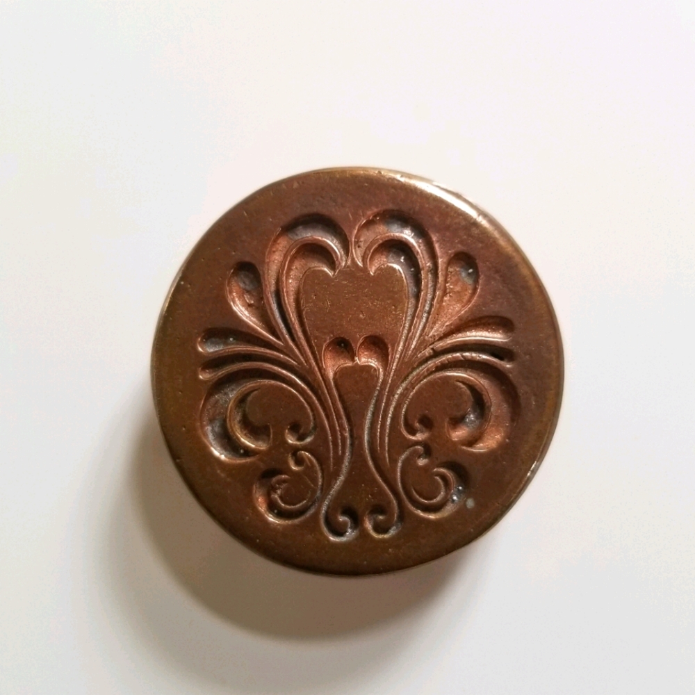 Valleau Studio Vintage Brass Belt Buckle